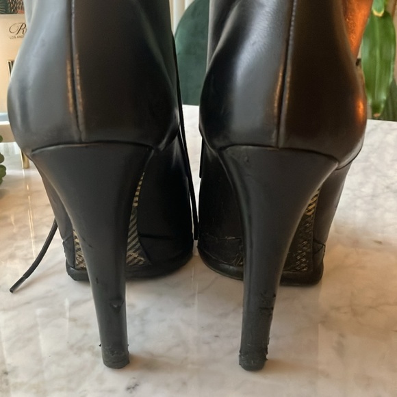 Chanel Platform Lace Up ankle Booties - Picture 3 of 4